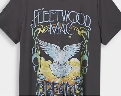 Fleetwood Mac Dreams Rumours Vintage T Shirt Good New Black Tshirt • $13.99