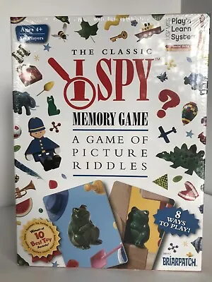 BRAND NEW SEALED The Classic I Spy Memory Game Ages 4+ Picture Riddles 1-6 Play • $19.99