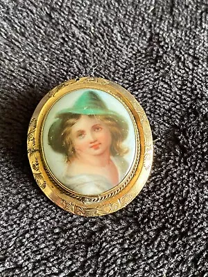Vintage Jewellery Antique Pinchbeck? Brooch • £12