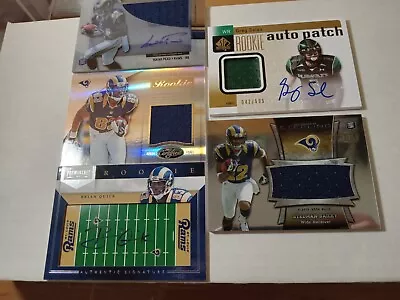 Los Angeles Rams 5 Card Rc Patch Auto Numbered/99/200/299/699/1214 Lot. Greg... • $3.49