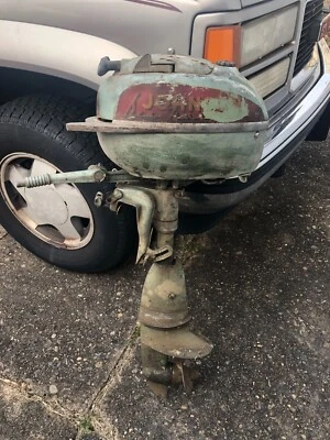 $170 • Buy Vintage Johnson Sea Horse Outboard Boat Motor 1950s 5 HP Model TN  NO SHIPPING