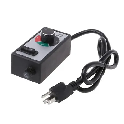 AC 120V 15A Fan Variable Voltage Speed Control Electric Motor Rheostat Governor • £21.19