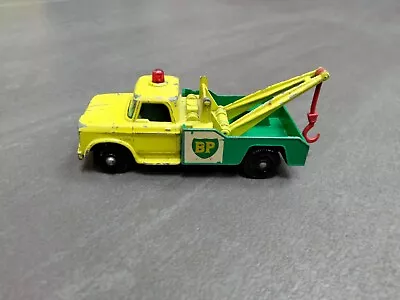 Matchbox Series Lesney No. 13 - Dodge Wreck Tow Truck - Green Yellow 'BP' Decals • £9