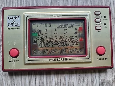 Nintendo Game & Watch Game - CHEF - 08235358 ***INCLUDES 2 NEW BATTERIES*** • $249.95