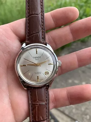 Vintage Swiss Watch Tissot Seastar 1853 Automatic 21 Jewels Incabloc Wristwatch • £189.99