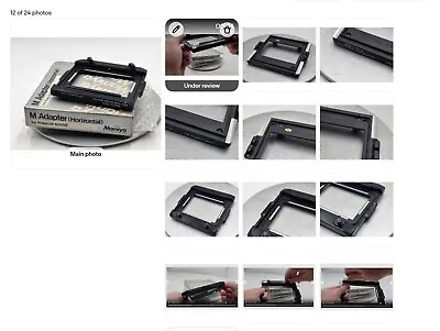 *Ex* Mamiya PRESS ROL FILM HOLDER ADAPTER FOR POLAROID 600SE 29324 • $120.29