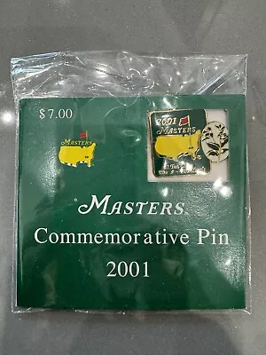 NEW 2001 Masters Tournament Commemorative Pin Golf Tiger Woods Augusta National • $34.90