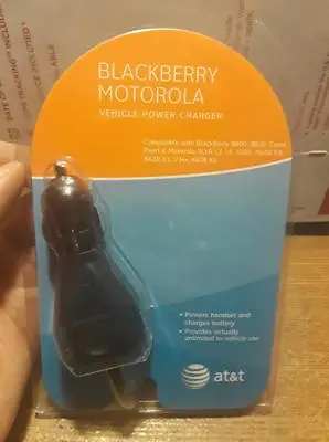 New AT&T Blackberry/Motorola Vehicle Car Charger 8800 8820 Curve Pearl SLVR • $6.99