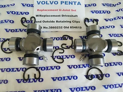 Volvo Penta Driveshaft U-Joint Set SP-A SP-C DP-A DP-C DP-D DP-E RO - SX • $55.95