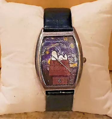 Snoopy Starry Night Van Gogh Watch Barrel Watch • $13.99