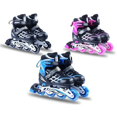 Adjustable Sizes Rollerblades Inline Skates Blades Girl Boy Roller Shoes Kids • $164.99