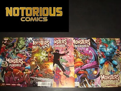 Monsters Unleashed 1-5 Complete Comic Lot Run Set Bunn Marvel Collection • $19.99