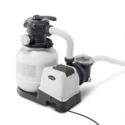 Intex 2100 GPH Above Ground Pool Sand Filter Pump With Automatic Timer(Open Box) • $149.63