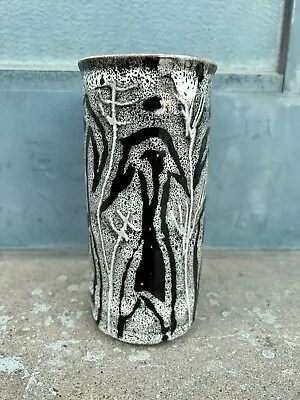 Vintage Studio Pottery Modernist Vase Circa 1950s • $195