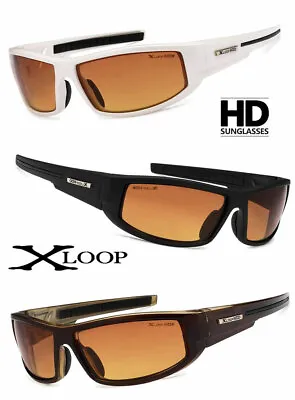 Xloop Sport HD Night Driving Vision Sunglasses Yellow High Definition Glasses • $10.99