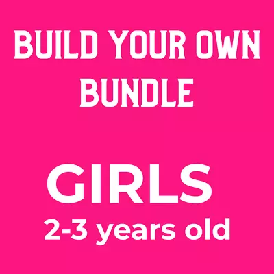 Girls Used Clothes - Build / Make Your Own Bundle - 2-3 Years - One Postage Fee • £2.50