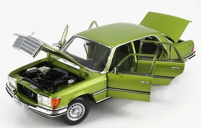 Norev 1976 MERCEDES BENZ S-CLASS 450SEL 6.9 W116 CYTRUS GREEN Dealer Ed 1/18 New • $184