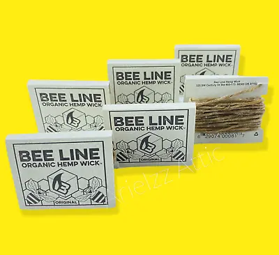 $12.19 • Buy Bee Line (6 Packs) Organic Hemp Wick  World's #1 Rated! 