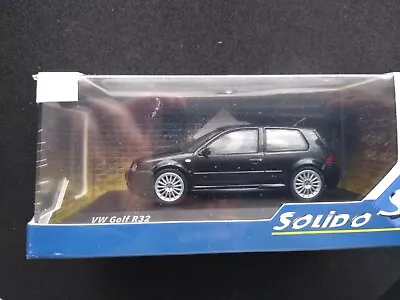 SOLIDO - VW GOLF4 R32 - 4MOTION - AWD - 3 Dr - LHD - BLACK - REF S4313603 - 1:43 • $37.03