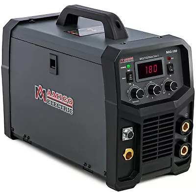 AMICO MIG-180 3-in-1 Combo 180 Amp MIG/MAG/Flux-cored/Lift-TIG/Stick Arc Welder • $549