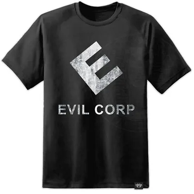 Mr Robot - Evil Corp Distressed Logo Style T Shirt FSociety Hacker Collective TV • £19.99