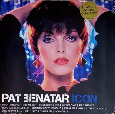 Pat Benatar Icon - Translucent Blue Vinyl Lp   New Sealed   • $32.98