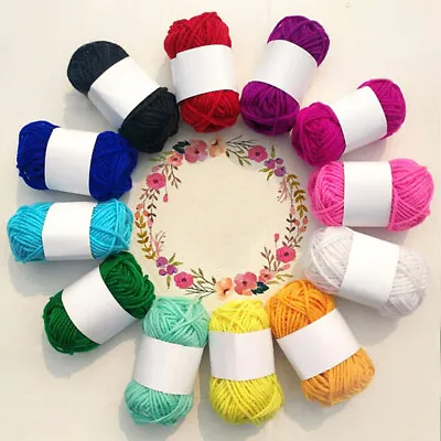 £10.72 • Buy 12pcs Yarn For Crocheting Clearance Knitting Yarn Crochet Wool Yarn