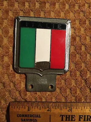 Vintage Italie Italy Automobile Car Badge By J.R. Gaunt London Made In England • $100