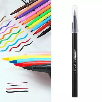 Food Coloring Pen Edible Markers For Decorating DIY Easter Eggs Black • £4.87