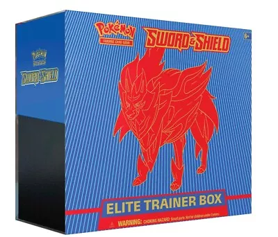 Pokemon TCG: Sword & Shield Zamazenta Elite Trainer Box • $80