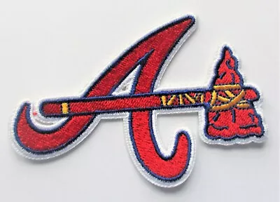 (1) Lot Of (1) Mlb Baseball Atlanta Braves Embroidered Patch Patches Item # 54 • $5.99