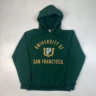 USA Varsity Green University Of San Francisco Hoodie  Size S • £16.95