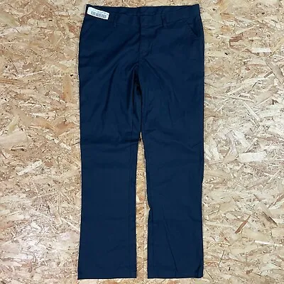 £17 • Buy Blue Uk16 W34 L31 Dickies Relaxed Fit Workwear Work Pant Chino Trousers