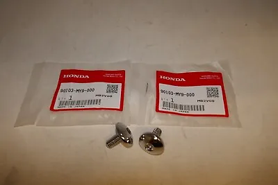 OEM Honda Chrome Seat Bolt Socket 8x17 90103-MY9-000 X2 VTX1800 VTX1300 Parts • $16.99