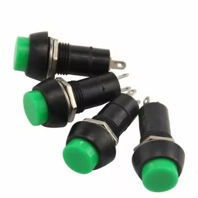 5x Green Push Button Momentary Reset Switch 12V Car Horn 1.5A 125V/3A 250V AC • $6.95