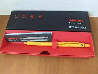 Rotring 600 Loft Limited Matte Yellow Mechanical Pencil Knock Type 0.5mm Japan • $51.30