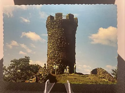 Meridan CT- Connecticut Castle Craig Hubbard Park Cliff Vintage Postcard A6 • $5