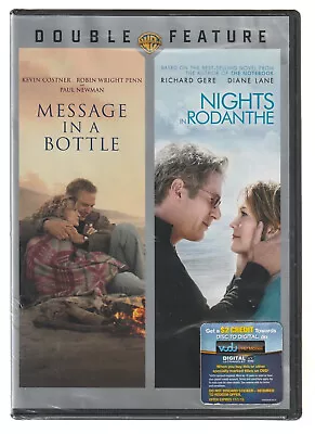 Message In A Bottle / Nights In Rodanthe (DVD Movie 2014 Kevin Costner) • $6.95