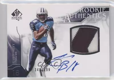 2009 SP Authentic Authentics /999 Kenny Britt #388 RPA Rookie Patch Auto RC • $4.84