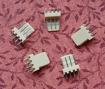 4 Pin Male Fan Connector Housing With Pins 2.54mm Pitch 10 Pack • $1.49