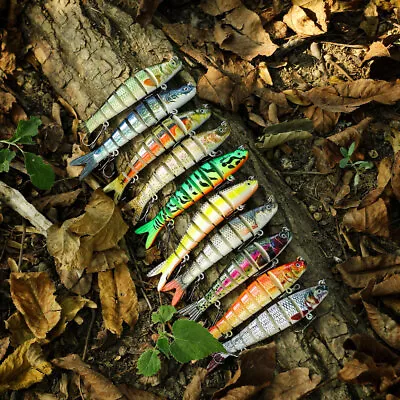 $51.37 • Buy 1Pc Multi Jointed Fishing Lures Wobbler Swimbait Hard Fish Bait Bionic 8-Segment