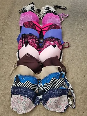 10 Mixed Underwired 32B Bras Includes La Senza Ted Baker Calvin Klein. USED • £19.99