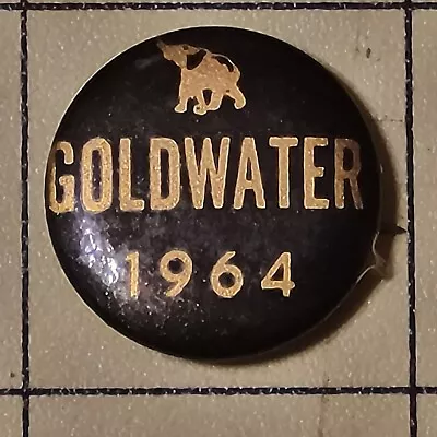 Estate Vintage 1964 Goldwater Political Pin Campaign Button Vintage 1  LFHW • $5