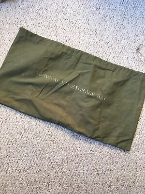 Survival Kit Storage Bag Green Cotton Military? Army? • £15