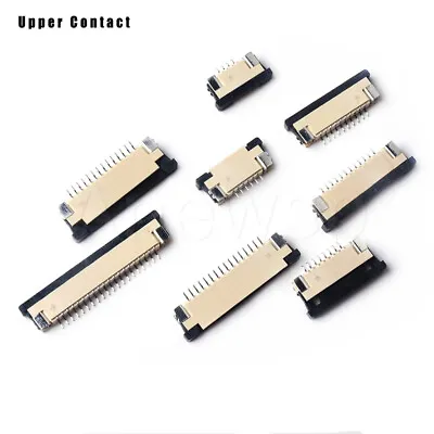 4 - 30Pin 1.0mm Pitch FPC FFC Connector Socket Flat Cable Upper/Bottom Contact • $1.82