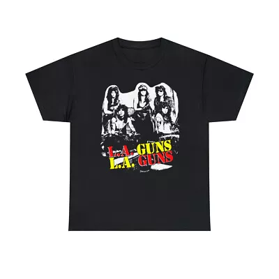 La Guns 1988 Band Photo No Mercy Tour Dates T-Shirt Unisex T-Shirt S-5Xl • $19.99