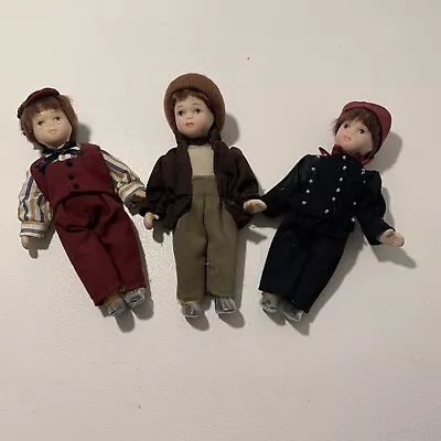 £7 • Buy Mini Porcelain Dolls, Bundle Of 3 DeAgostini Collectable Dolls