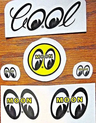 24 ~ Assorted Mooneyes Hot Rod Decals Muscle Car Rat Rod RC • $14.50