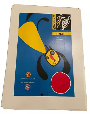 1999 Champions League Final - A4 Print -manchester United V Bayern Munich • £3.99