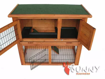 RABBIT GUINEA PIG HUTCH HUTCHES RUN RUNS BUNNY BUSINESS IN STOCK BB-36-DDU-TR C • £59.99